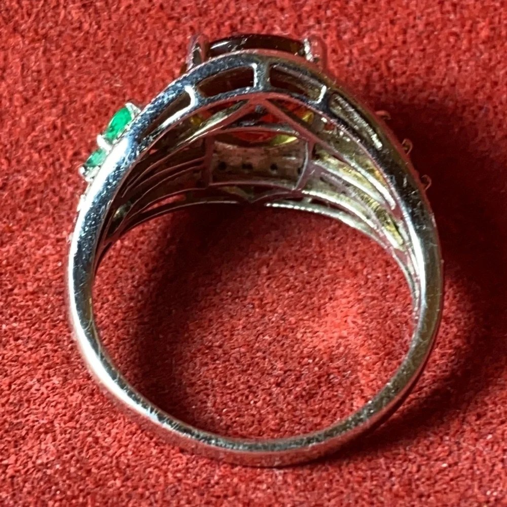 Solid Sterling Silver 925 Ring 9.5 Costume Jewelry